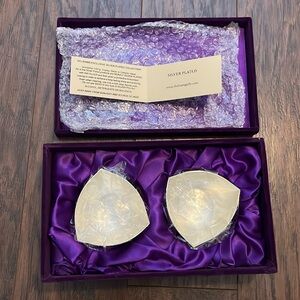 NWT Silver Plated 3 Inch Set of Bowls